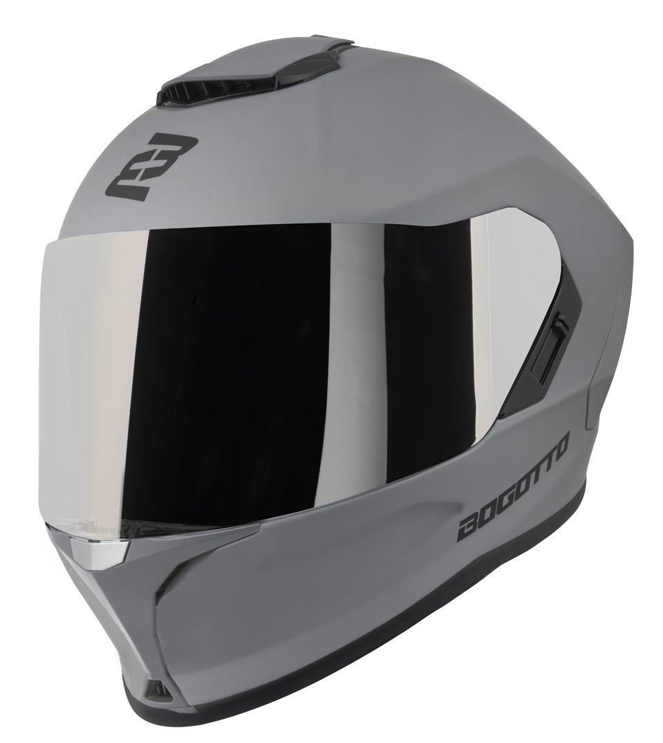 Bogotto Phantom Fiberglass Helm anthrazit matt S Abbildung 11