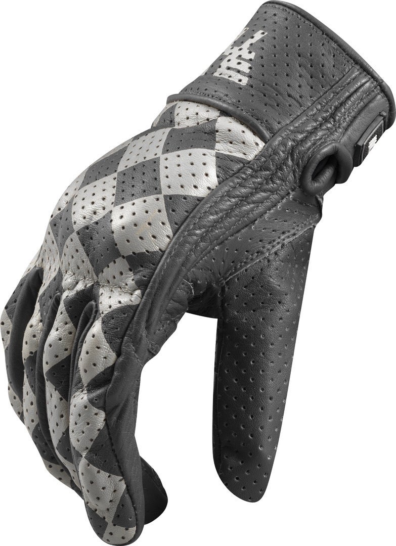 HolyFreedom Bullit Perforated Motorcykel handsker sort/grå M Figur 3