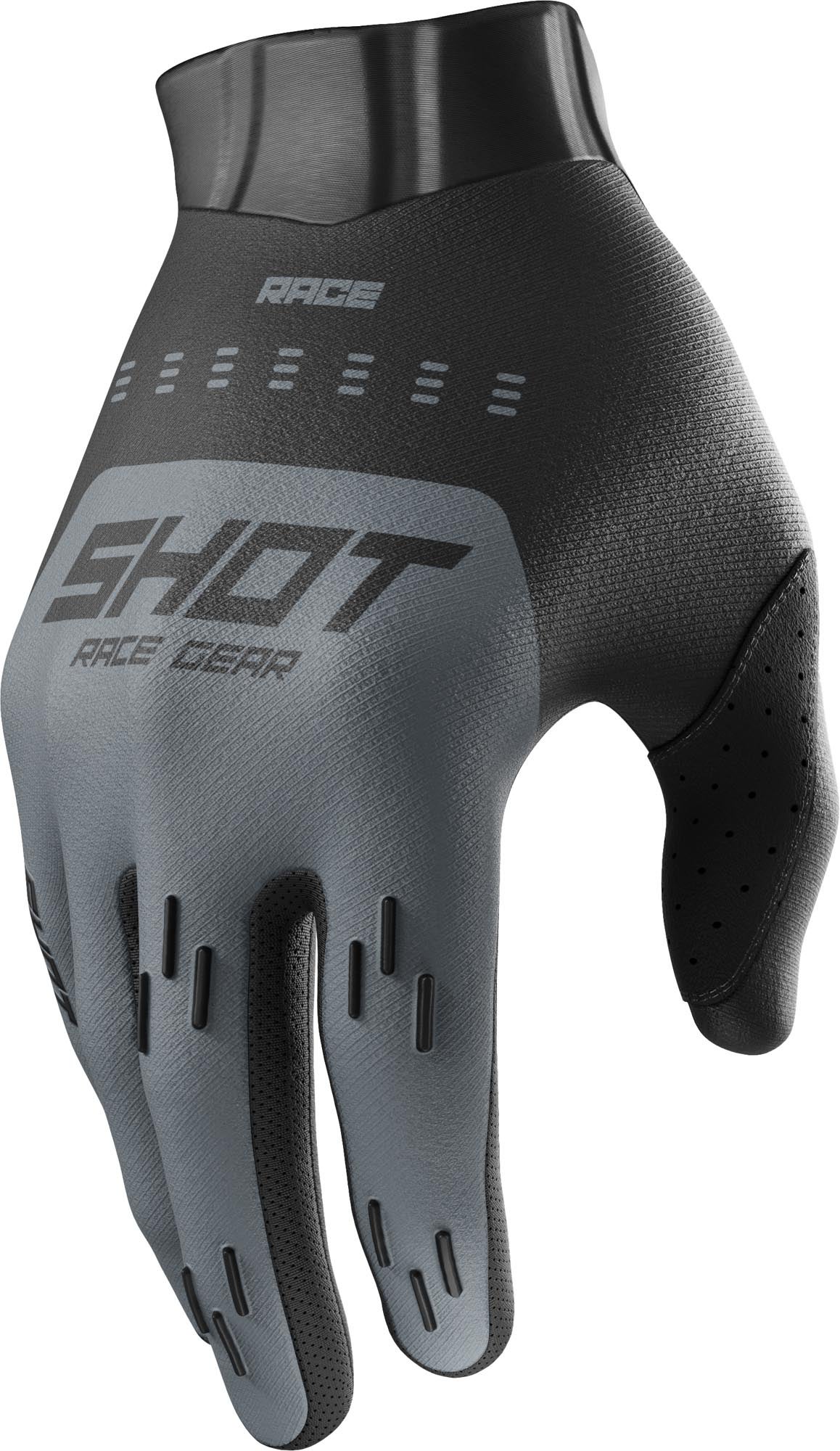 Shot Race Evo Motocross handsker sort/grå 8 Figur 1