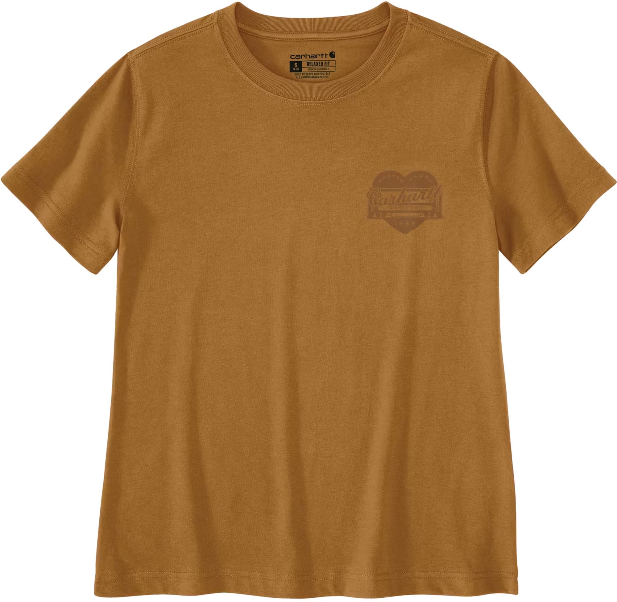 Carhartt Irvine Relaxed Heritage Heart Ženska majica rjava S Slika 1