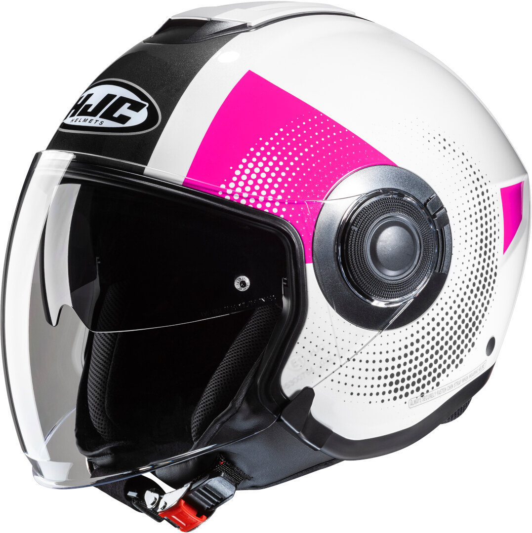 HJC i40N Pyle Jet hjälm vit/rosa/svart XS (53/54) Figur 1