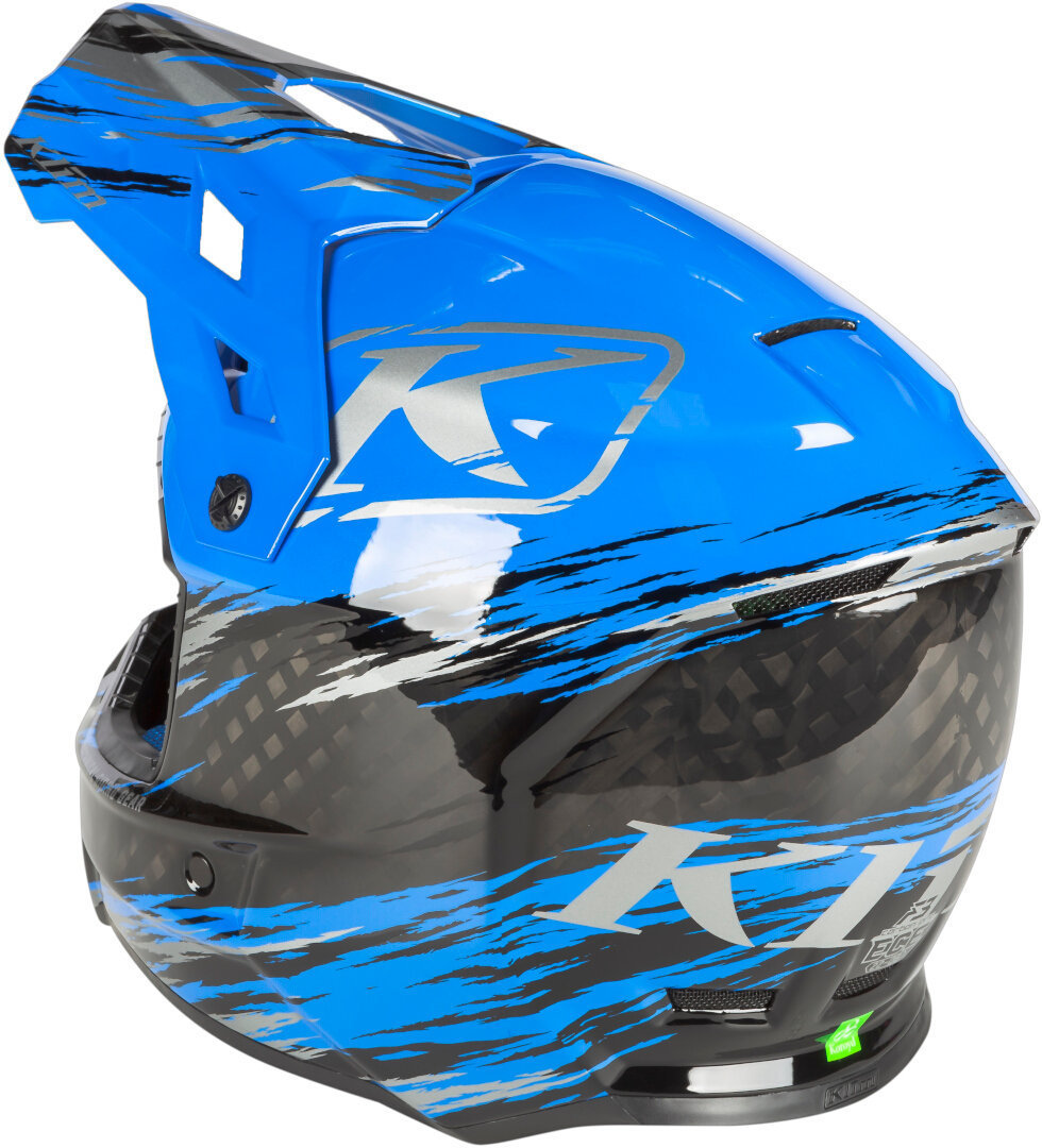 Klim F3 Carbon Pro Thrashed Capacete Snowmobile XL (60/61) Figura 2
