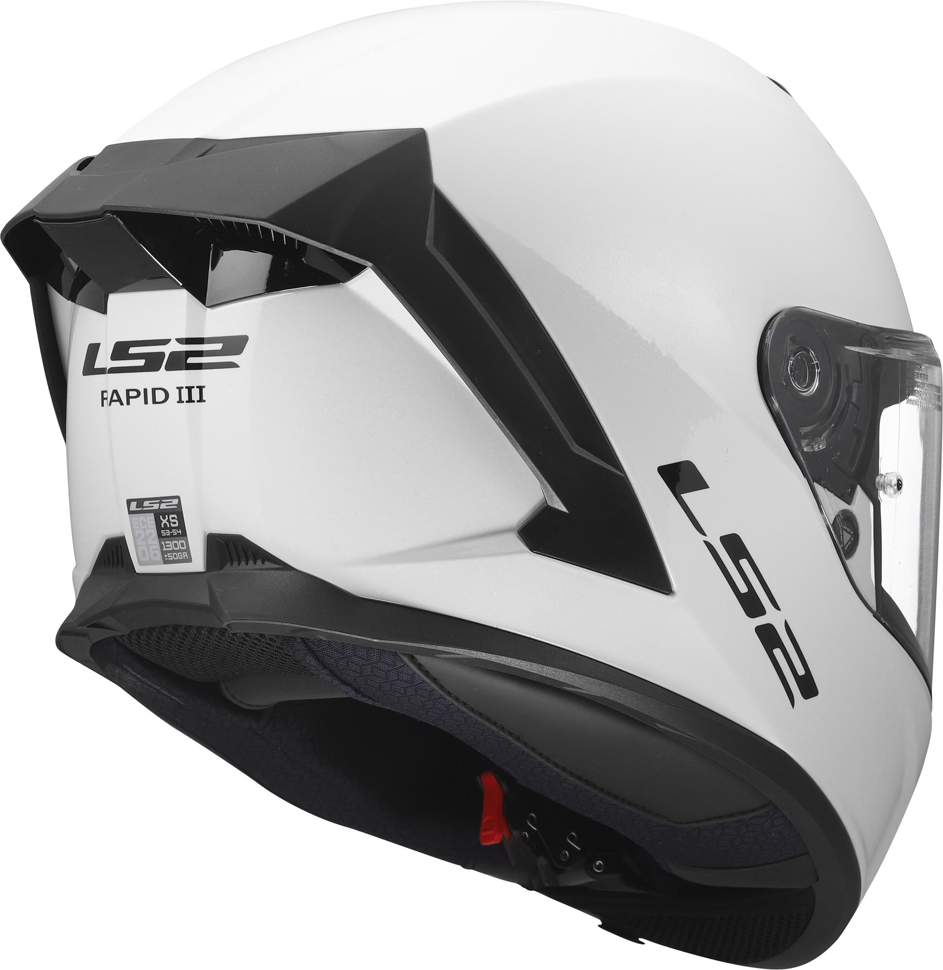 LS2 FF820 Rapid III Helm Wit XXL (63/64) Figuur 5