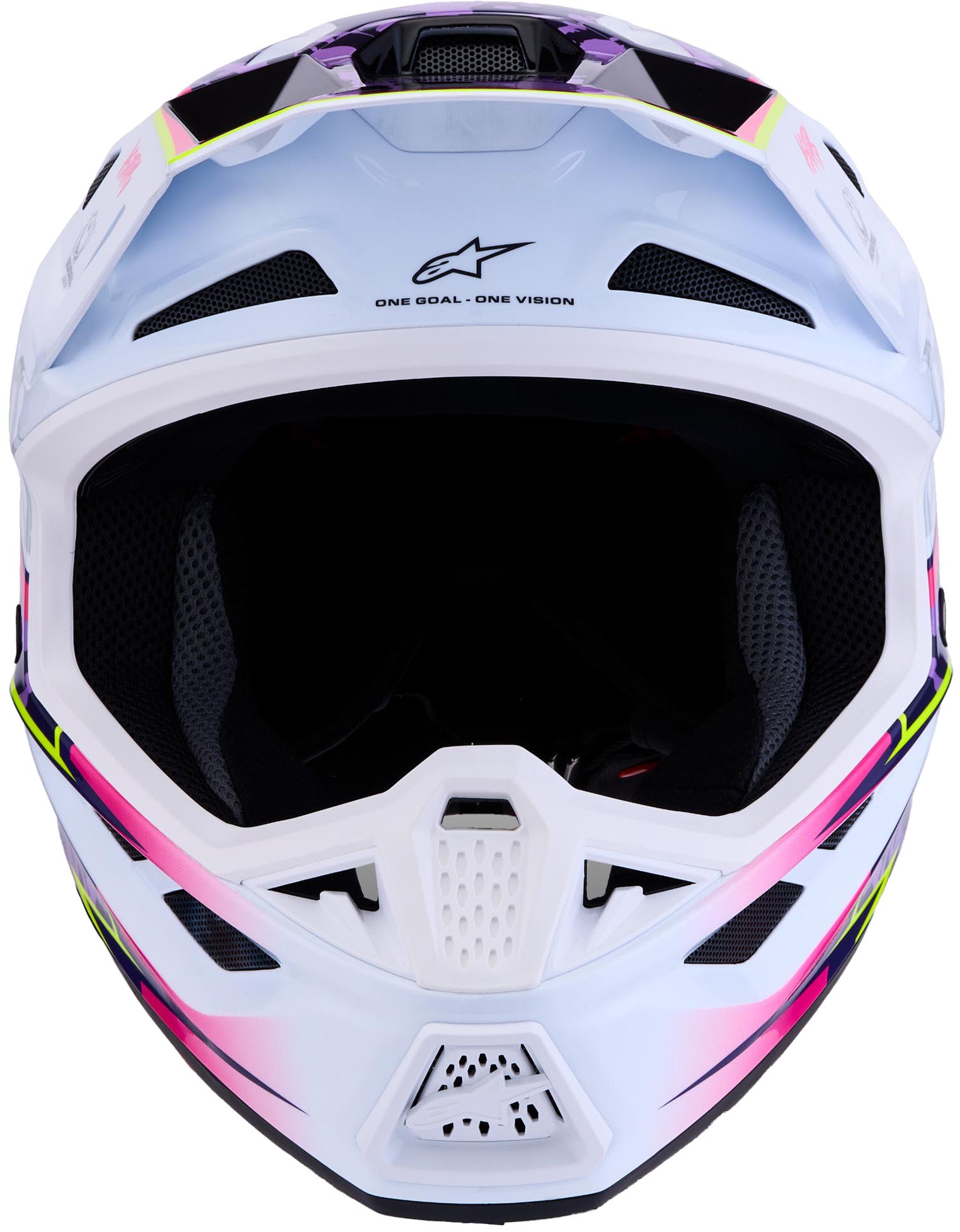 Alpinestars S-M7 Blaster Motocrosshelm wit/roze/paars S (55/56) Figuur 6