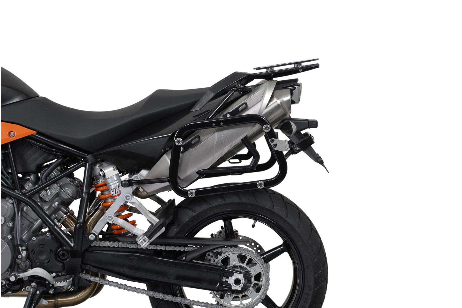 Sistem de carcasă din aluminiu SW-Motech TRAX ADV - Negru. 37/37 l. KTM 990 SM / SM-T / SM-R / 950 SM Figura 2