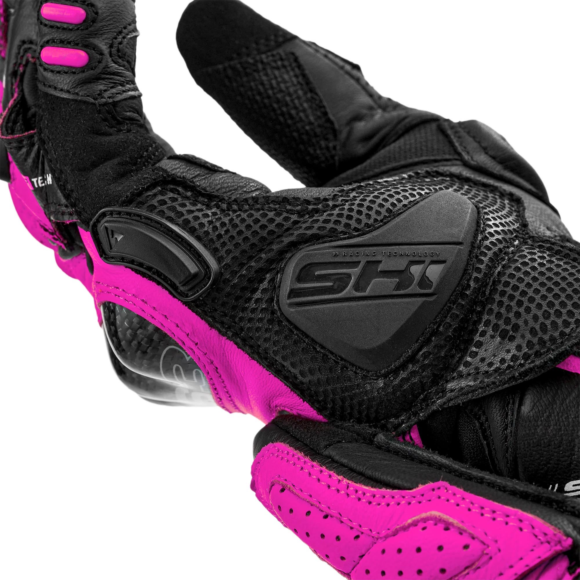 SHIMA RS-3 Damen Motorradhandschuhe schwarz/rosa L Abbildung 8