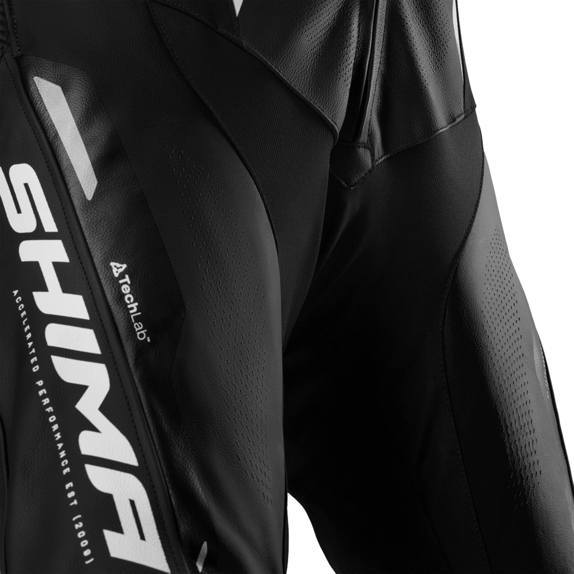 SHIMA Mission RS One Piece Motorcycle Leather Suit black/white 46 Figure 14