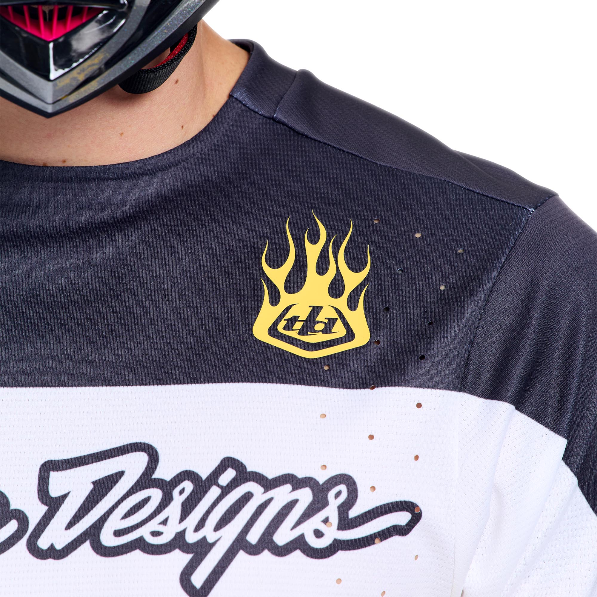 Side view of Troy Lee Designs Sprint Pro YO Moto Bicycle Jersey