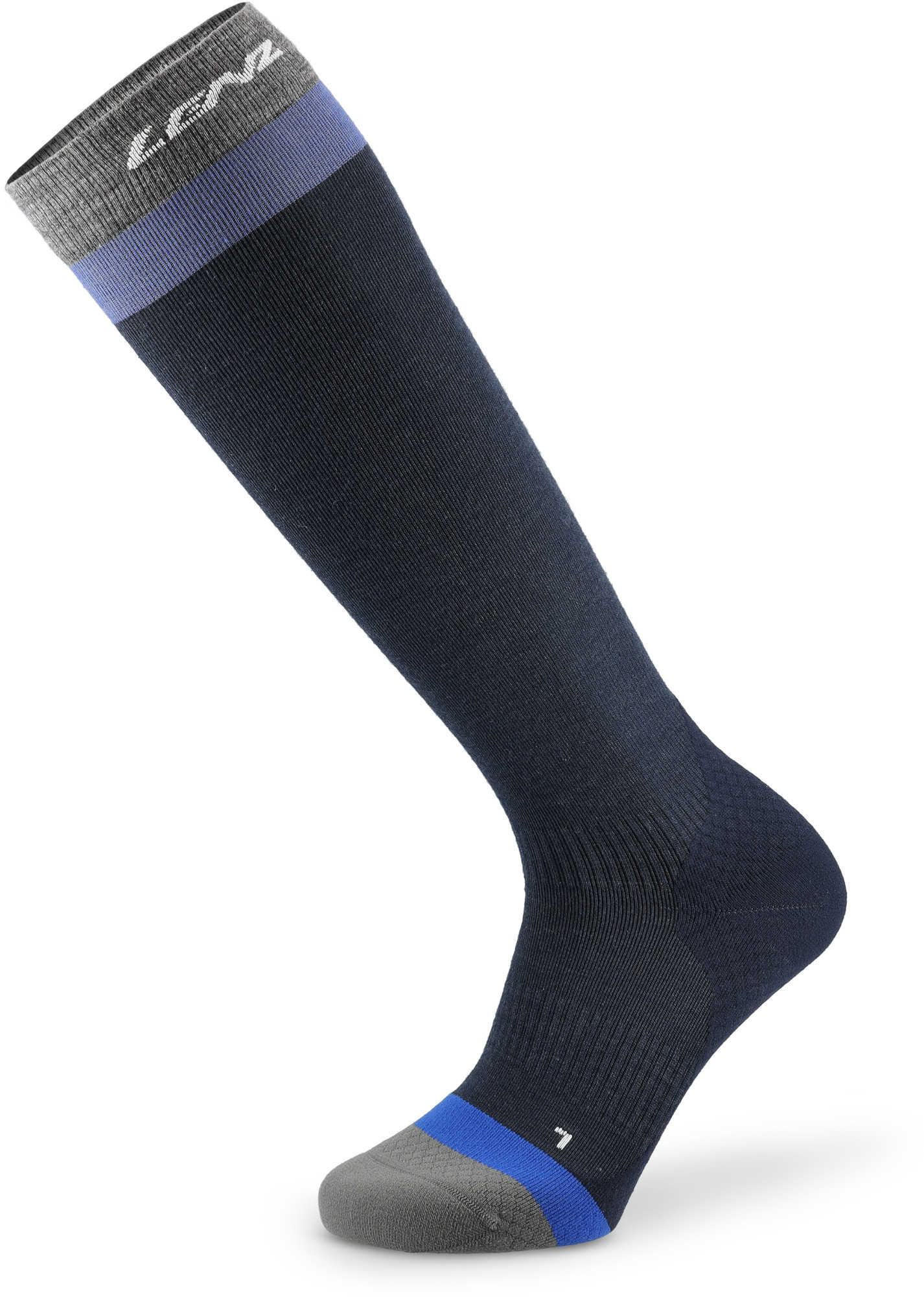 Lenz Think About Merino Compression 1 Sokker mørkeblå 42-44 Figur 1