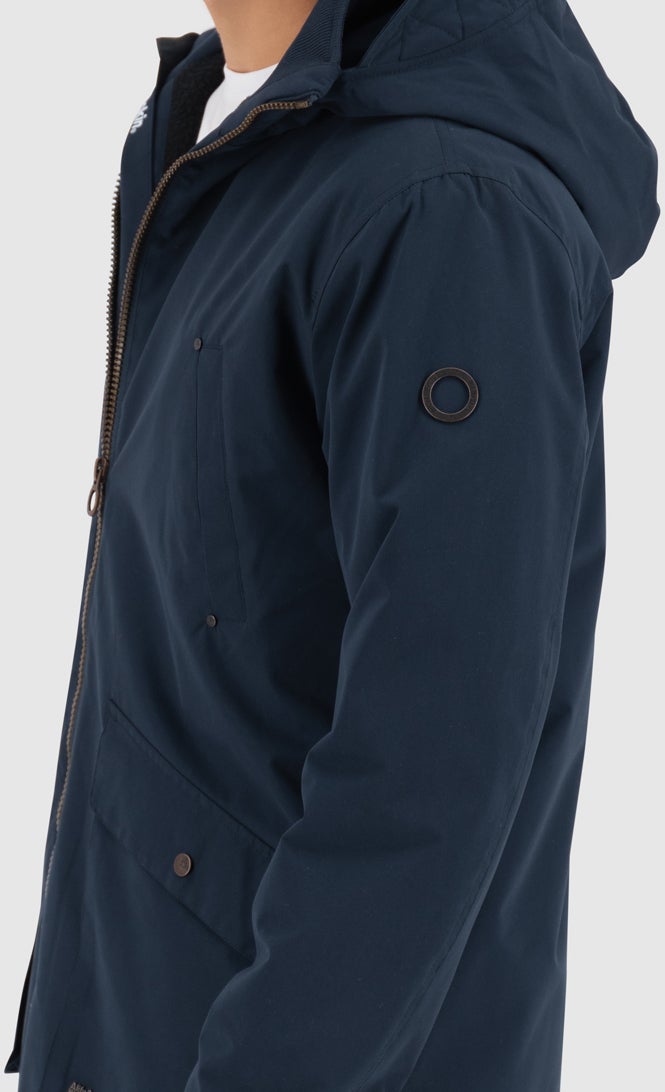 Alife And Kickin RonAK A Parka Parka bleu foncé XL Figure 5