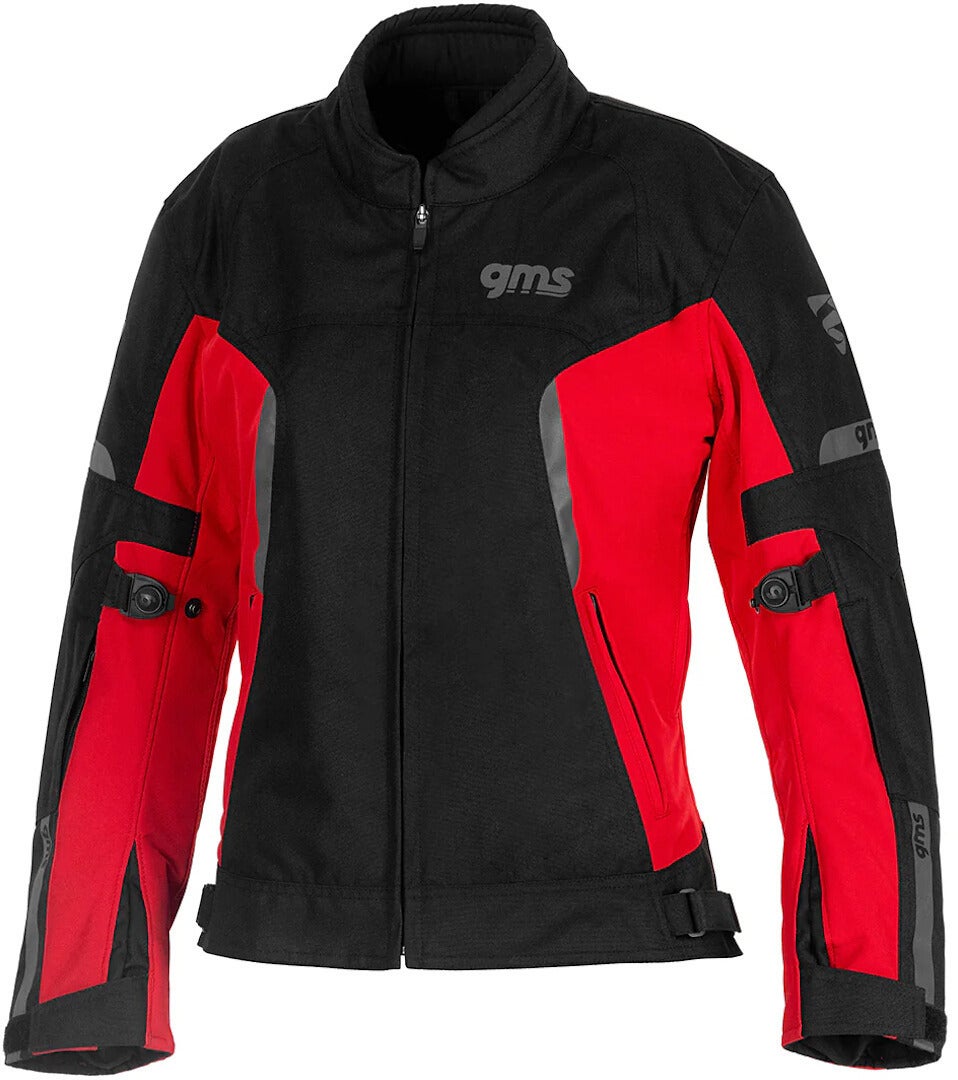 GMS Vega Damen Motorrad Textiljacke schwarz/rot M Abbildung 1