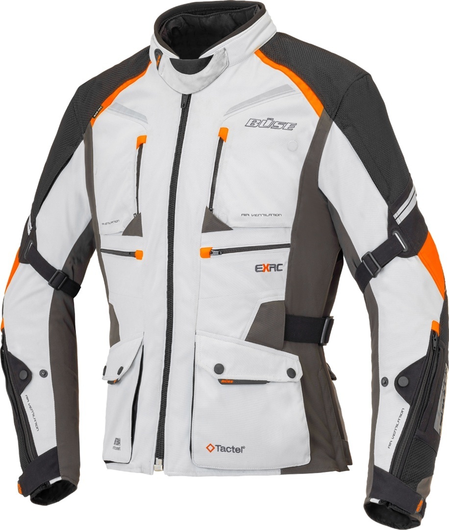Büse Porto Motorrad Textiljacke hellgrau 64 Abbildung 2