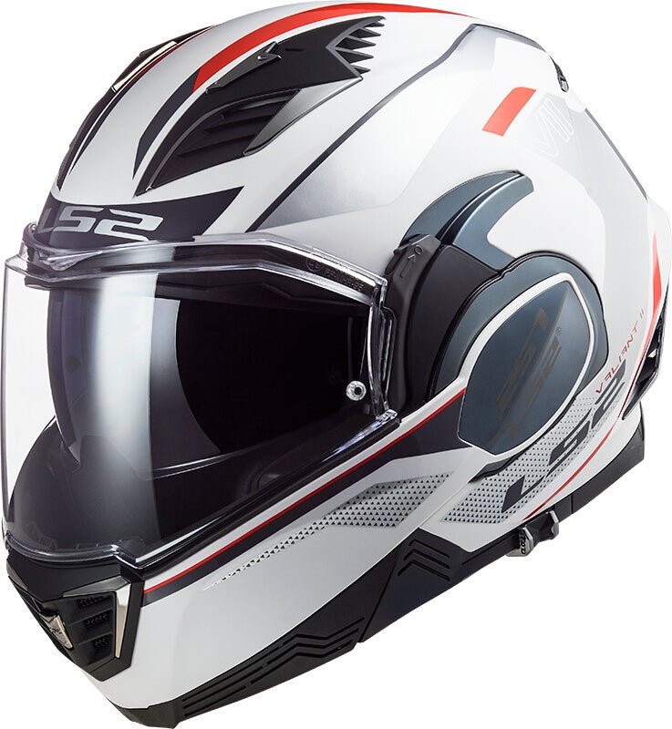 LS2 FF900 Valiant II Hub Helmet white/silver M (57/58) Figure 1