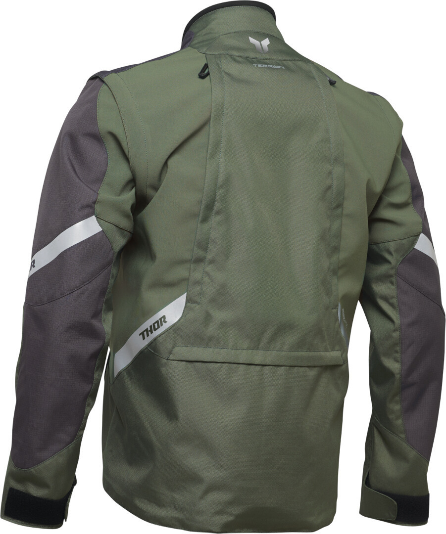 Thor Terrain Veste textile Vert foncé/noir XL Figure 3