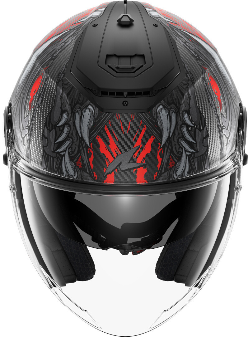 Shark RS Jet Carbon Shaytan Cască cu reacție Carbon / Red Matt XL (61/62) Figura 3