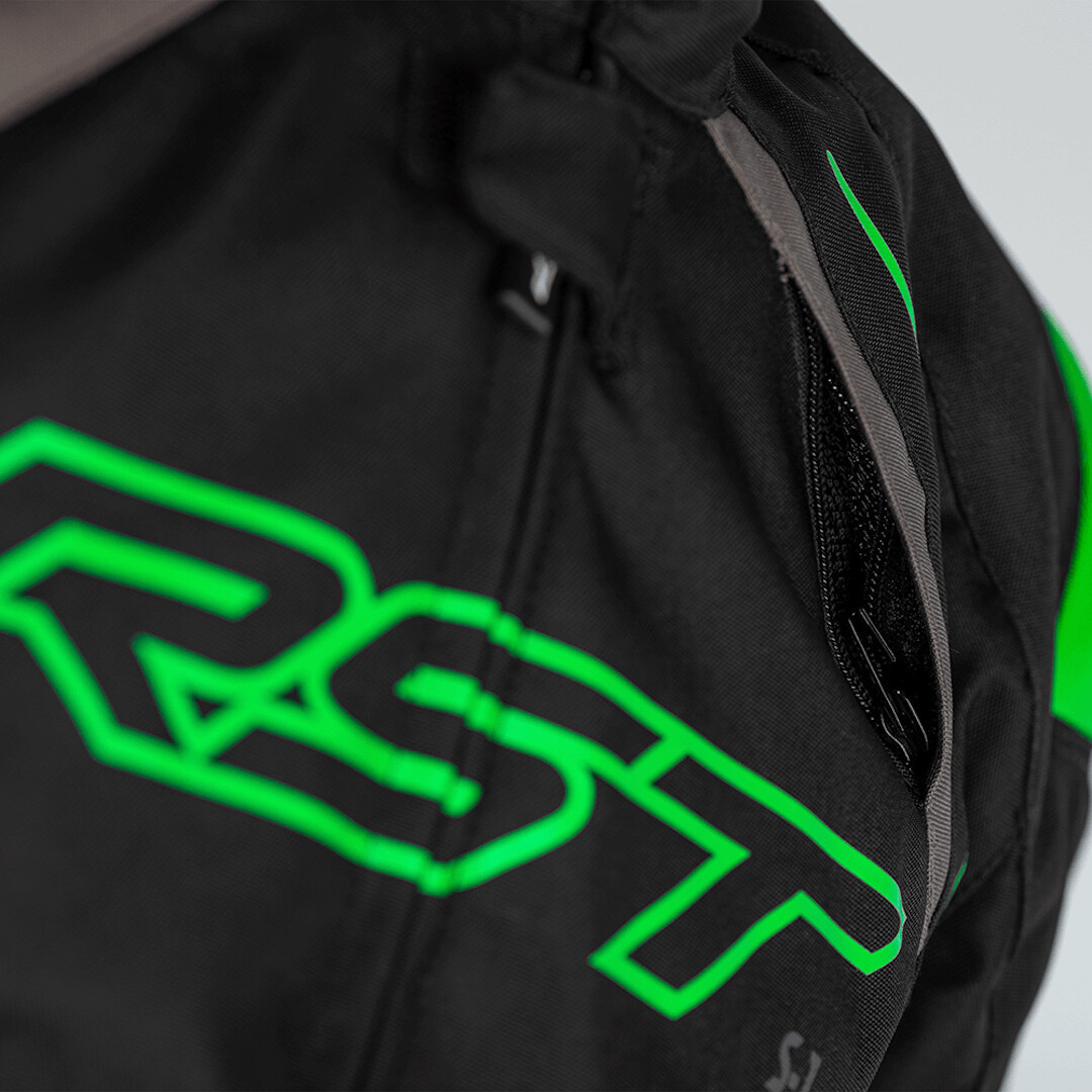 RST S-1 Motorrad Textiljacke schwarz/grau/grün M Abbildung 4