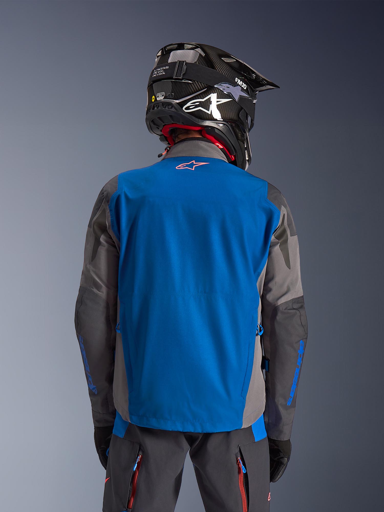 Alpinestars Maxdura Drystar XF waterproof Motorcycle Textile Jacket blue/grey M Figure 9