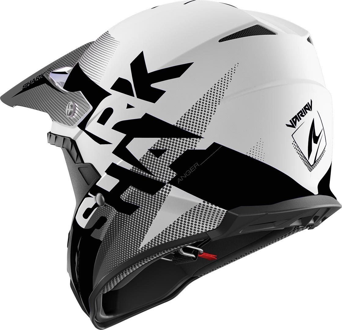 Shark Varial Anger Capacete de Motocross branco/preto M (57/58) Figura 2