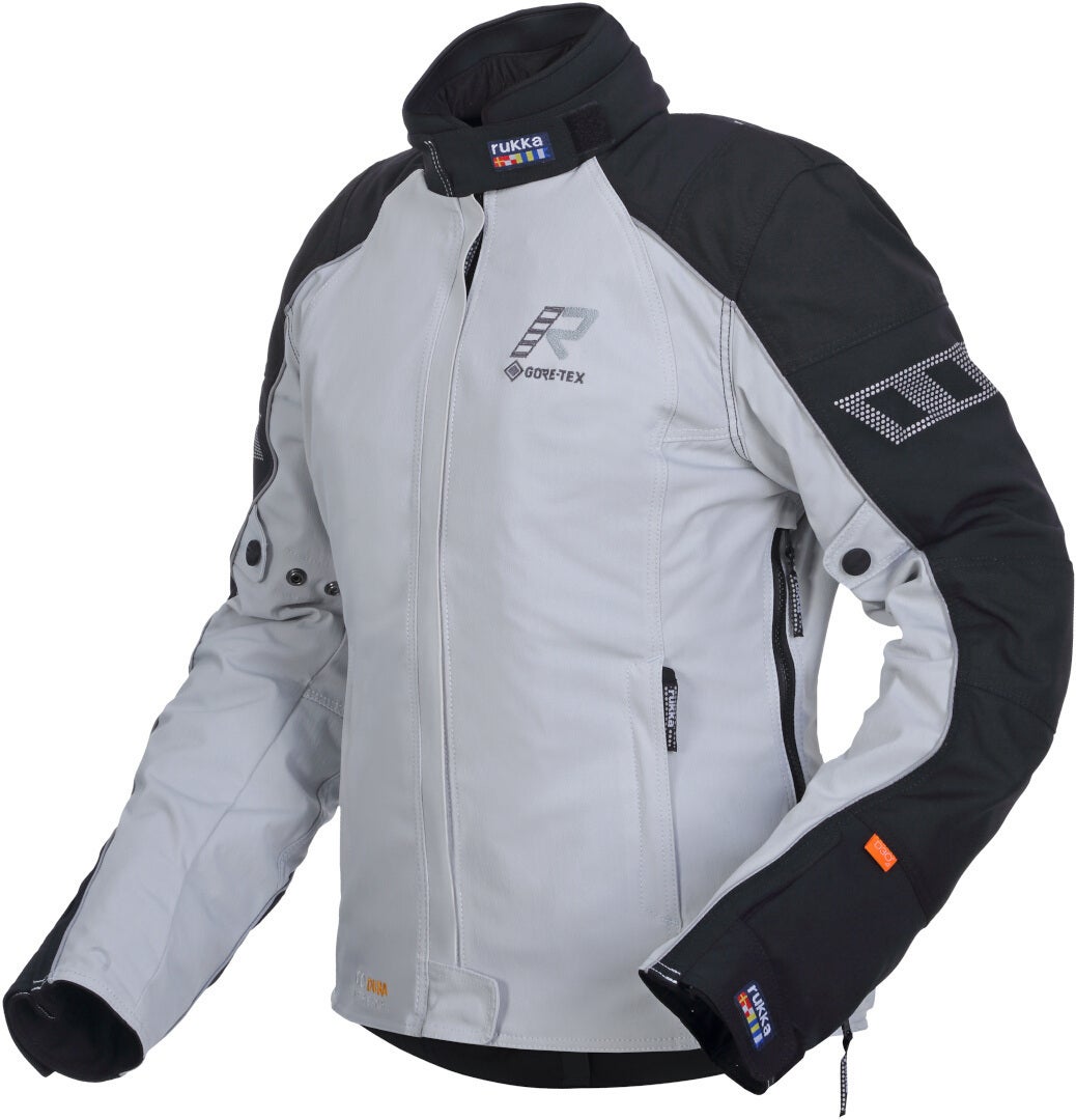 Rukka Comforina GTX Veste textile de moto pour dames Gris clair/Noir 42 Figure 1