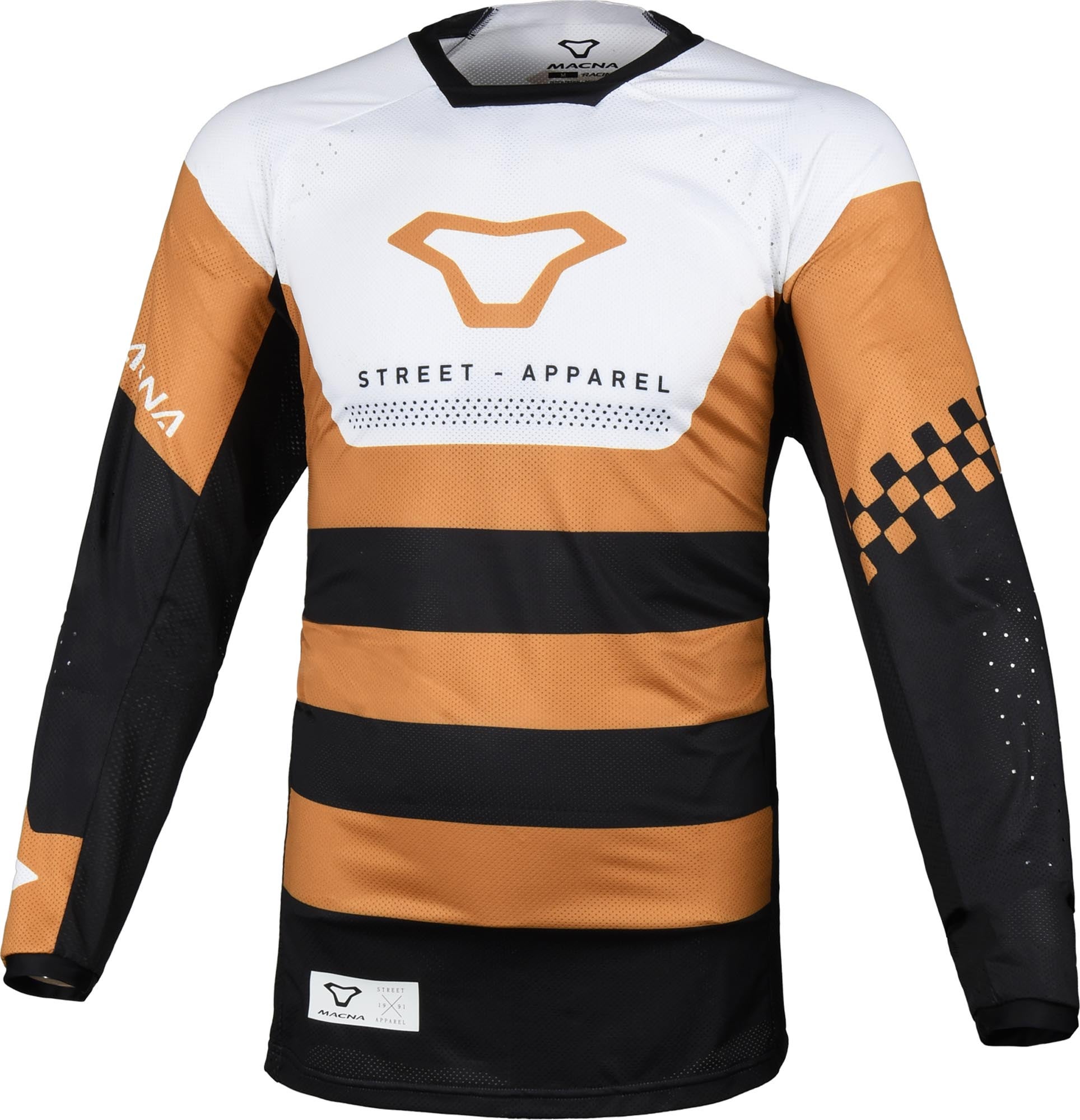 Macna Falkren Motocross-trui zwart/wit S Figuur 1