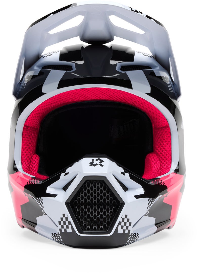 FOX V1 Digi Image Motocross Helmet black/hotpink L (59/60) Figure 5