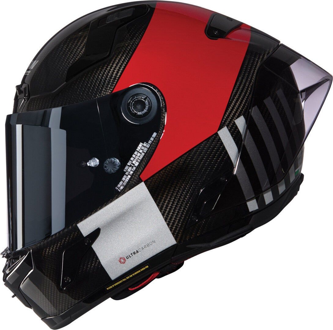 Nolan X-804 RS Ultra Carbon Combo Gara Casco nero/rosso L (60) Figura 2