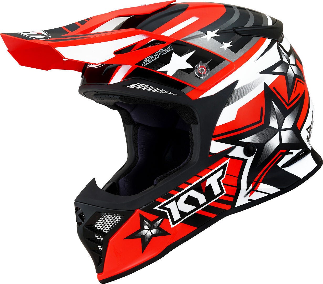 KYT Skyhawk Ardor Casco motocross rosso L (59/60) Figura 1