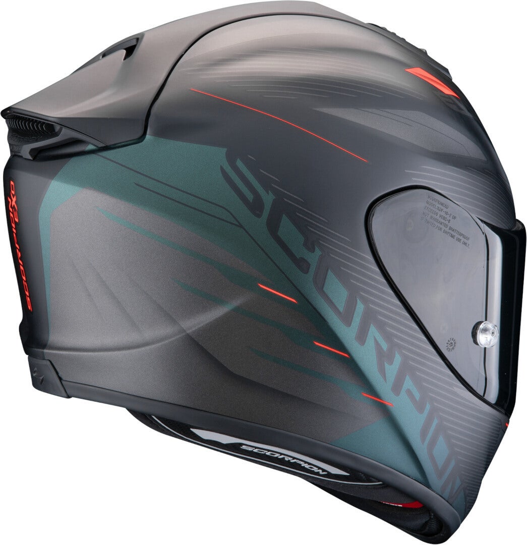 Scorpion Exo-1400 Evo 2 Air Luma Casco nero opaco/verde M (57/58) Figura 2