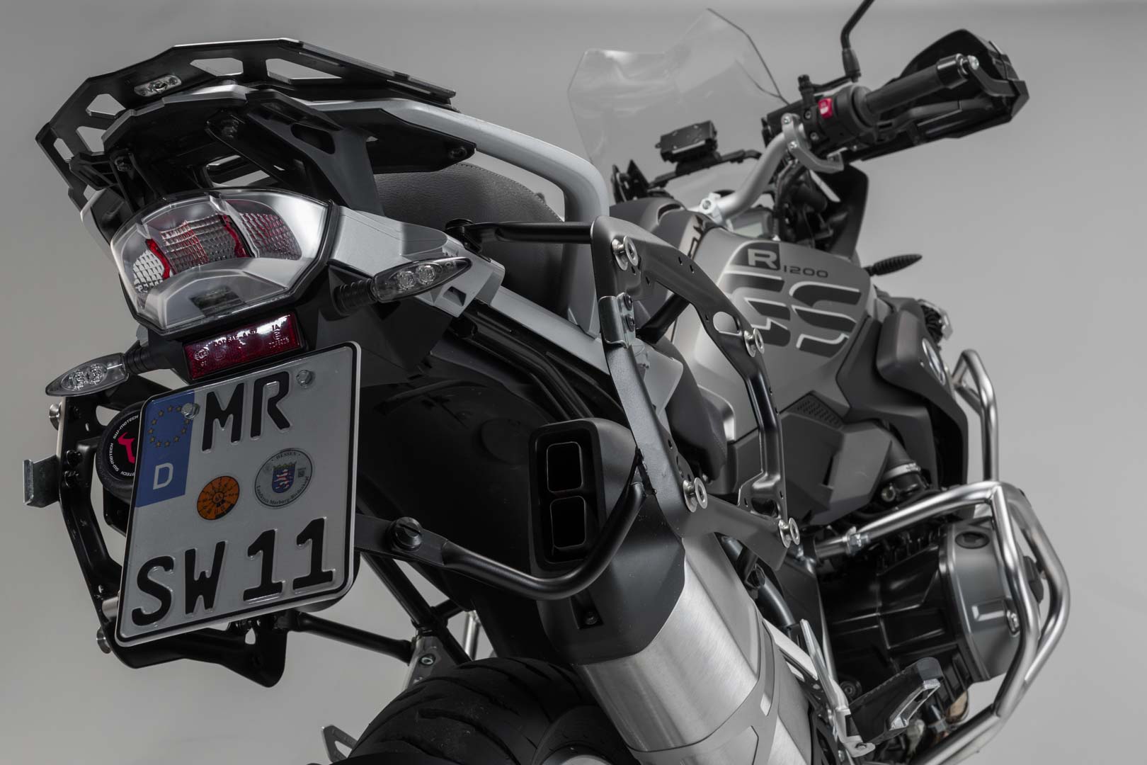 Sistem de carcasă din aluminiu SW-Motech TRAX ADV - Argintiu. 45/37 l. BMW R 1200 GS, R 1250 GS. Figura 5