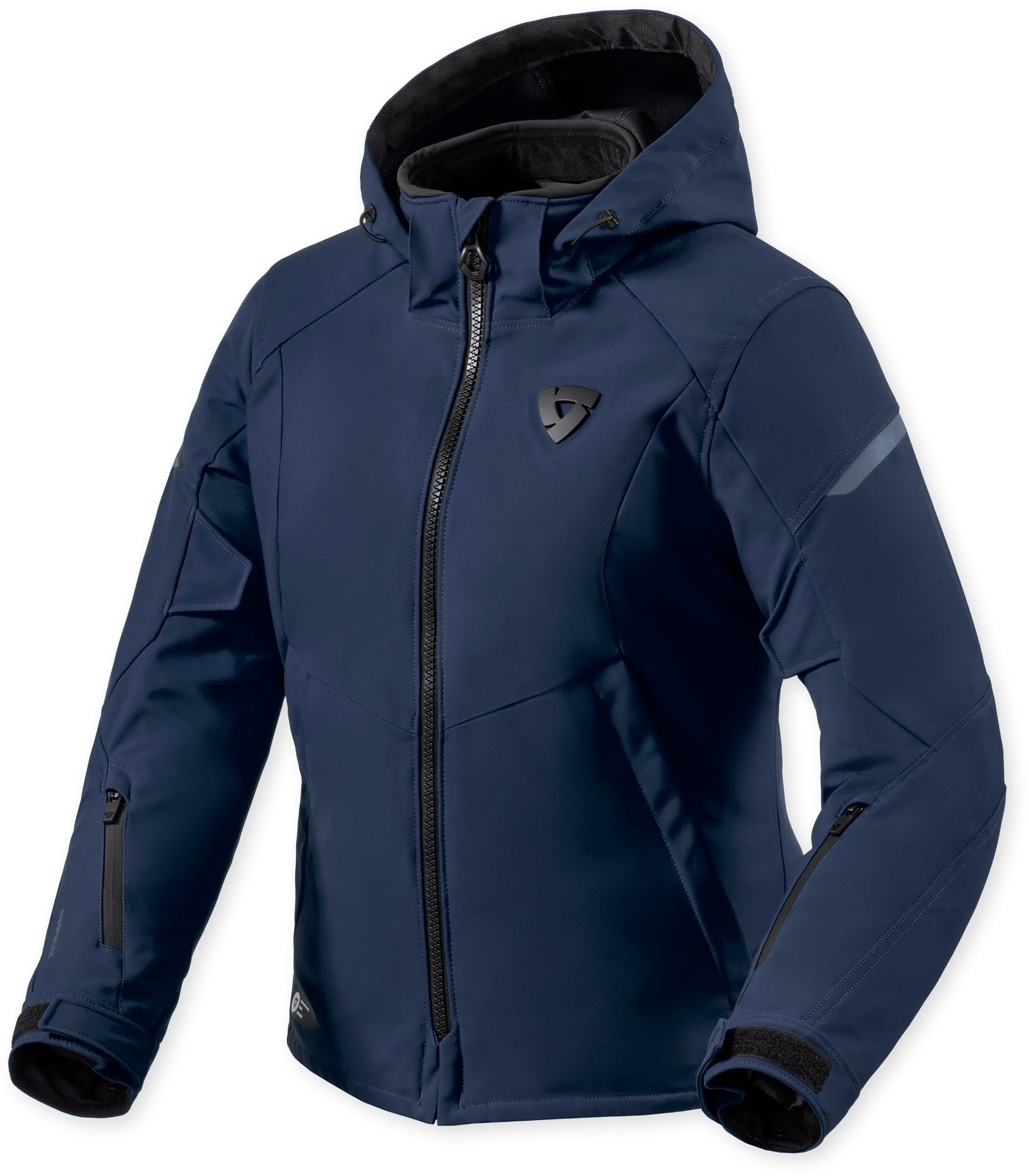 Revit Afterburn 2 H2O waterdichte dames motorfiets textieljas Donkerblauw 34 Figuur 1