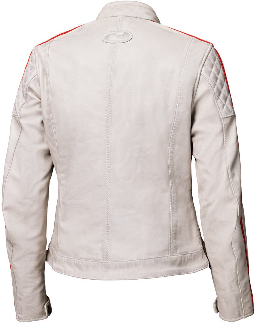 Held Brixham Ladies Motorcycle Leather Jacket white/red/black 44 Figure 2