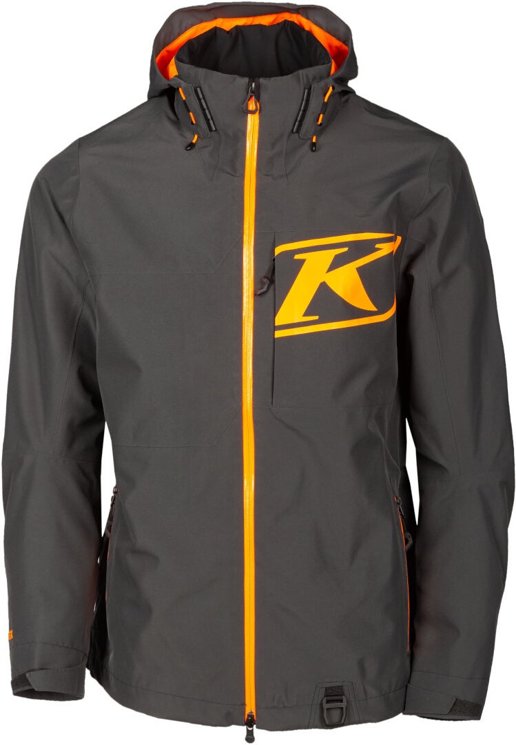 Klim Powerxross 2022 Snowmobile Jacket grey/orange L Figure 5