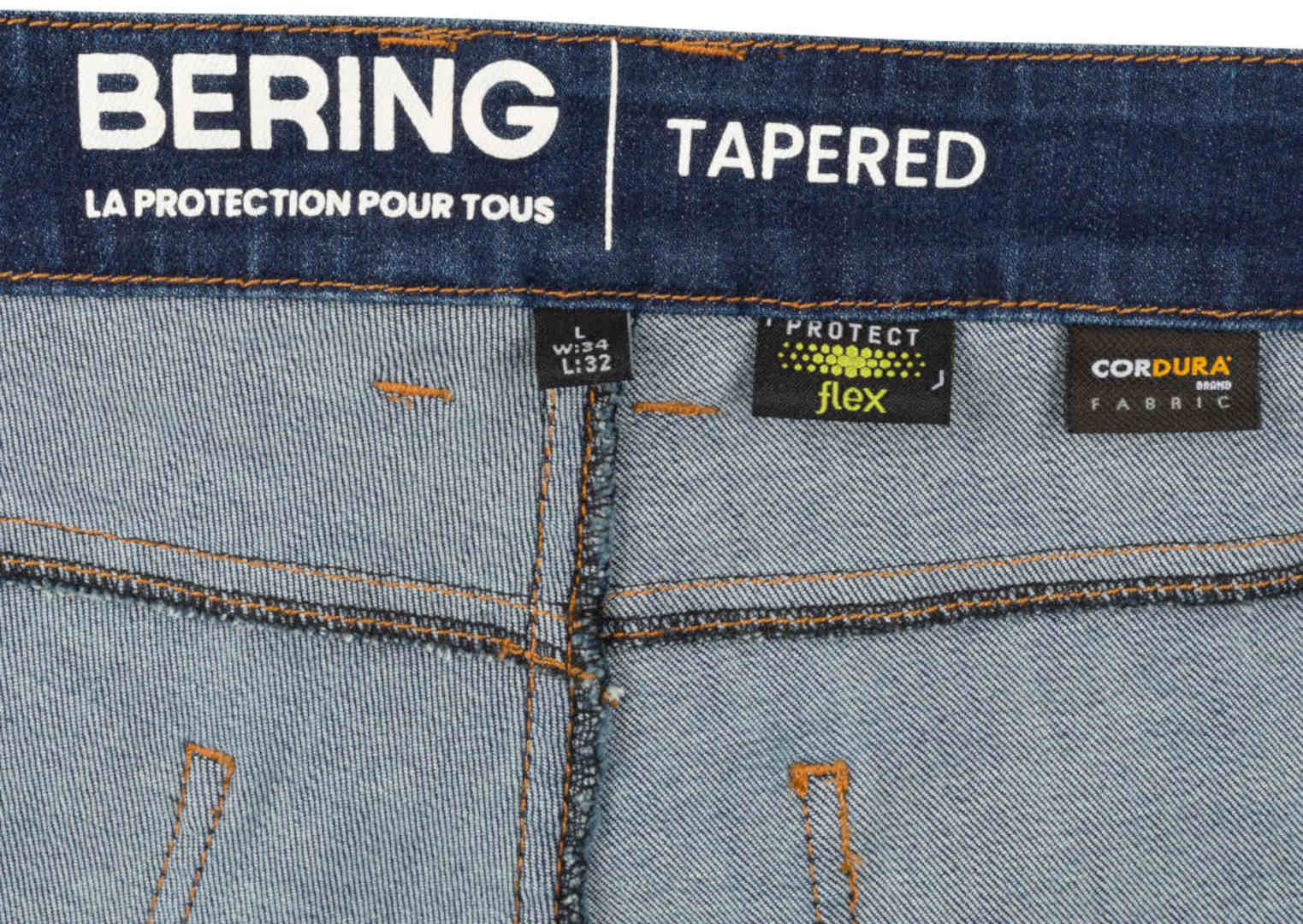Bering Trust Tapered Motorrad Jeans blau M Abbildung 3