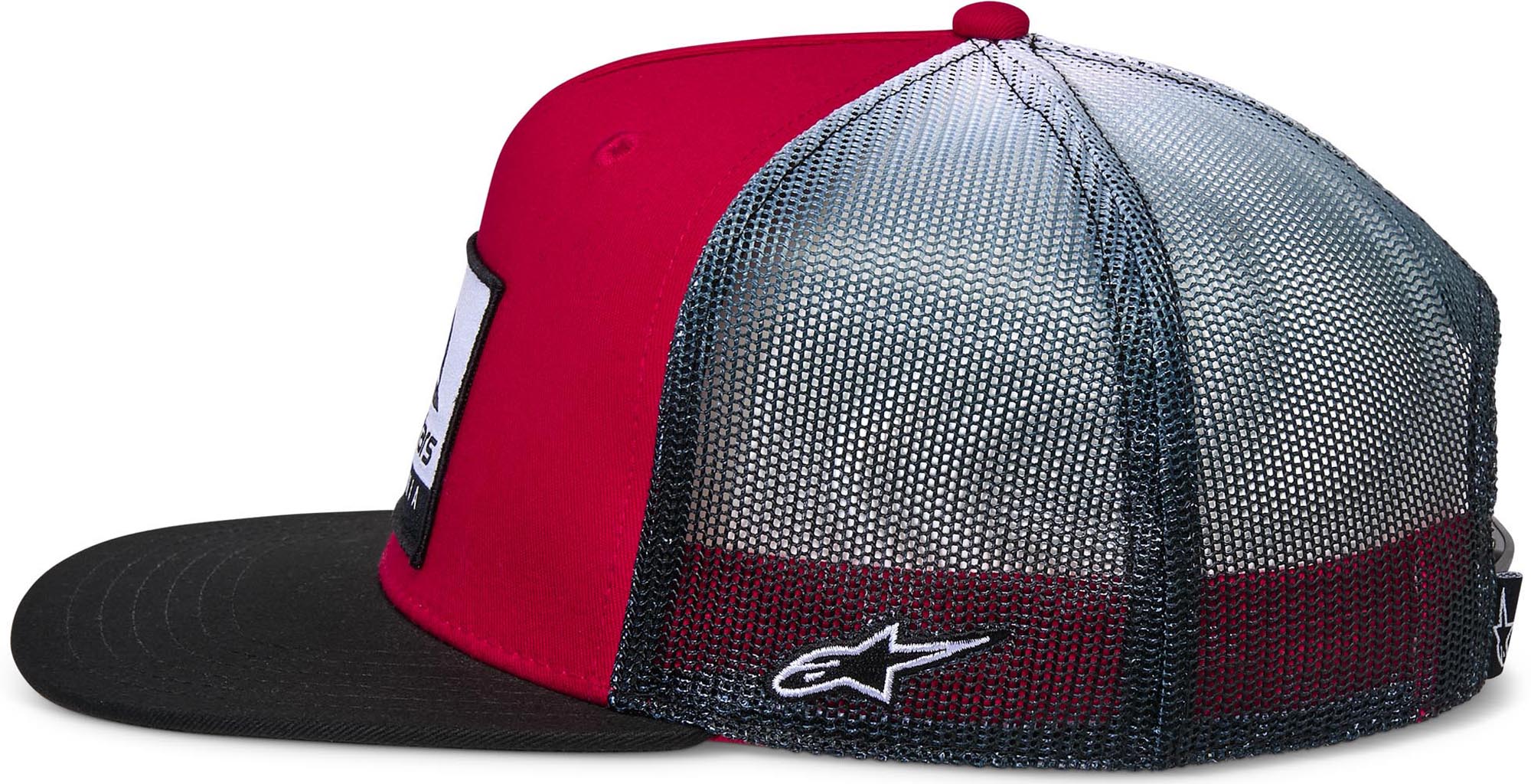 Alpinestars Cali Gradient Trucker Cap rood/zwart/wit Figuur 2