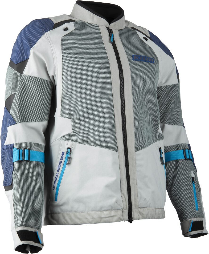Klim Baja S4 Enduro Mesh Motorrad Textiljacke hellgrau/blau L Abbildung 3