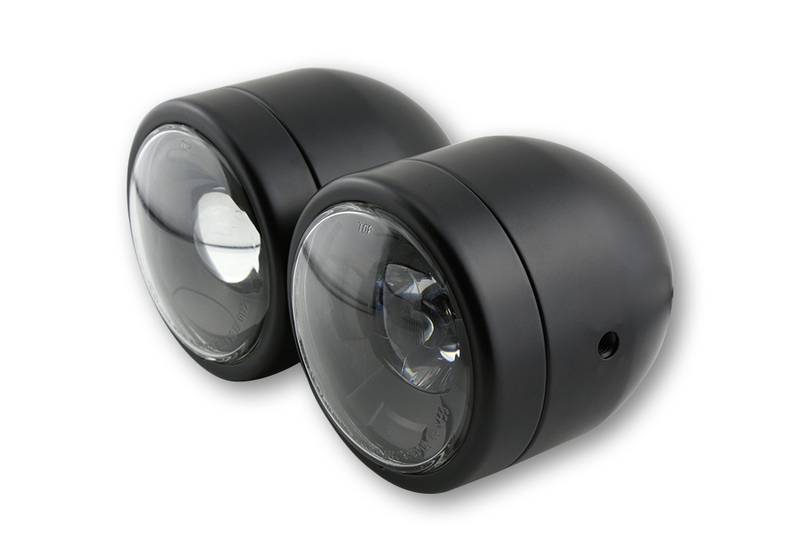HIGHSIDER Smart Strålkastare Twin LED Svart Sidofäste, E-Godkänd (1st) Figur 3