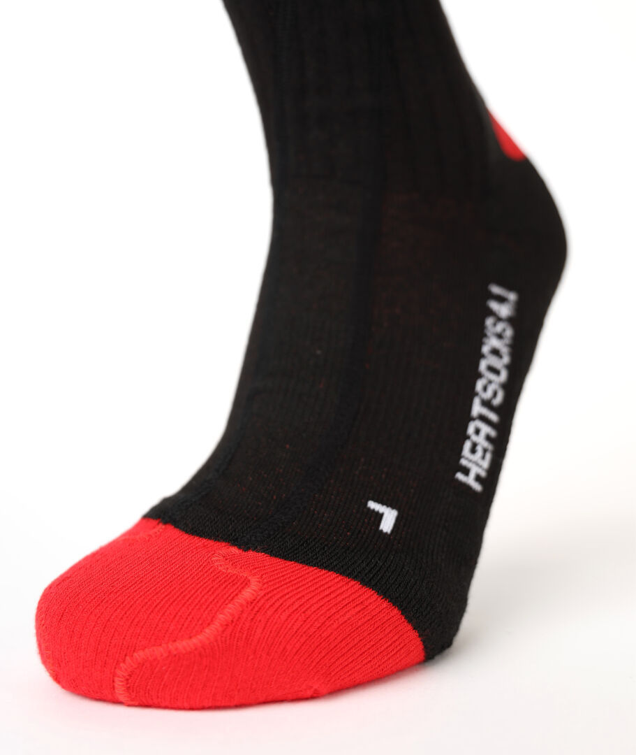 Lenz Heat Sock 4.1 Toe Cap Șosete încălzite Negru/Roșu 45-47 Figura 4