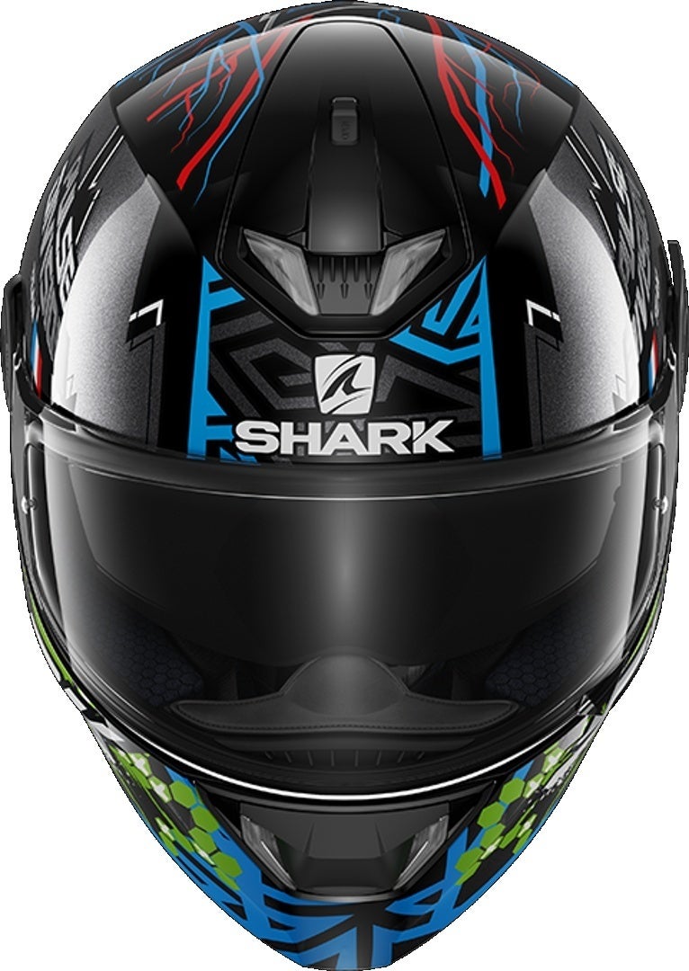 Shark Skwal 2.2 Noxxys Casco nero/blu S (55/56) Figura 2