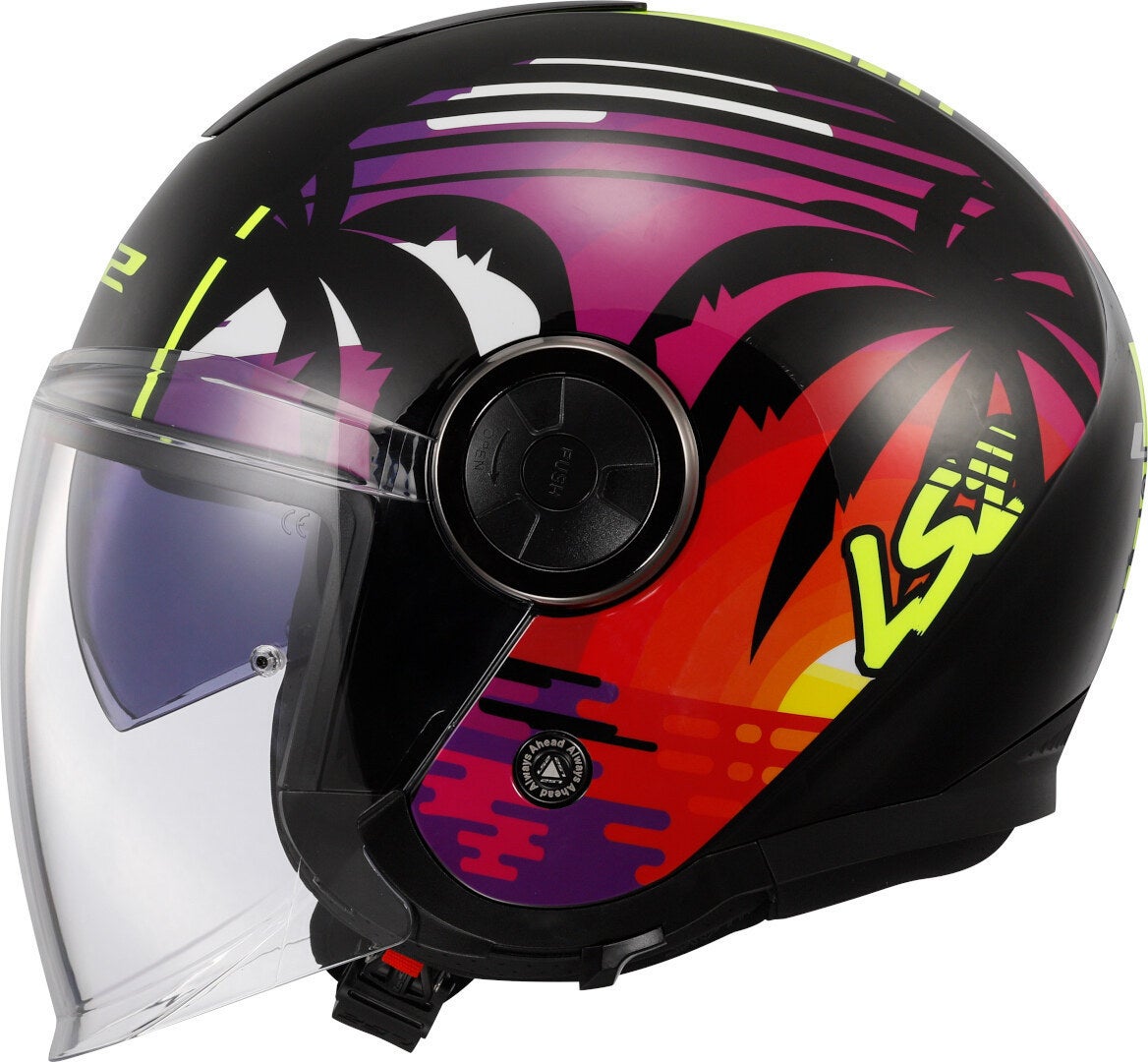 LS2 OF620 Classy Palm Jet Helmet XXXL (65/66) Figure 2