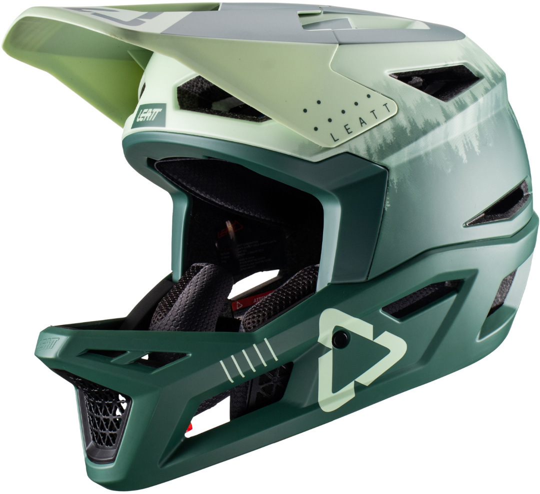 Leatt MTB Gravity 4.0 Green Downhill Hjälm Förlust (59/60) Figur 1