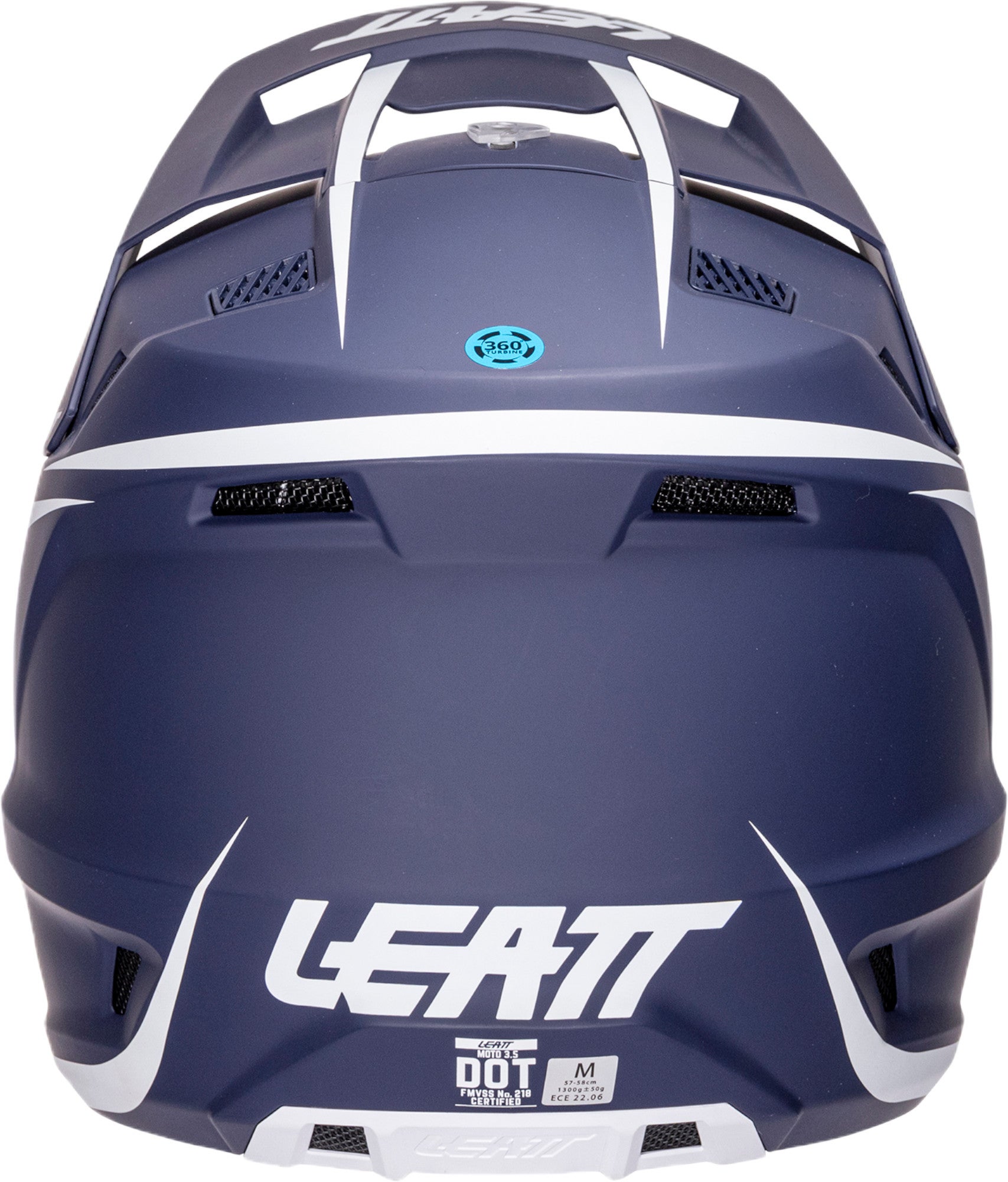 Leatt 3.5 V26 Casque de motocross avec lunettes bleu/blanc S (55/56) Figure 4