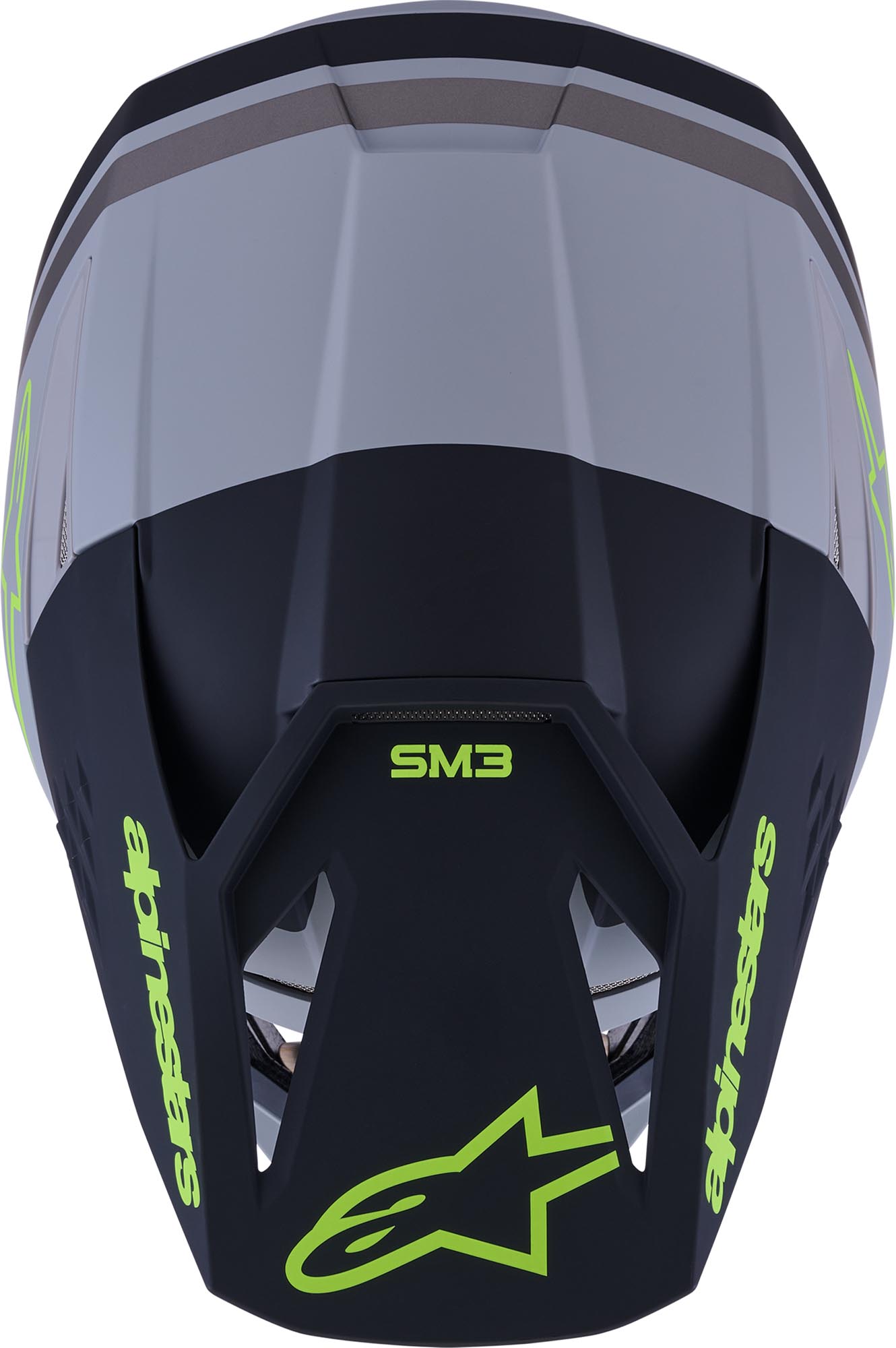 Alpinestars S-M3 Radium Cască de motocross Gri/galben mat L (59/60) Figura 3