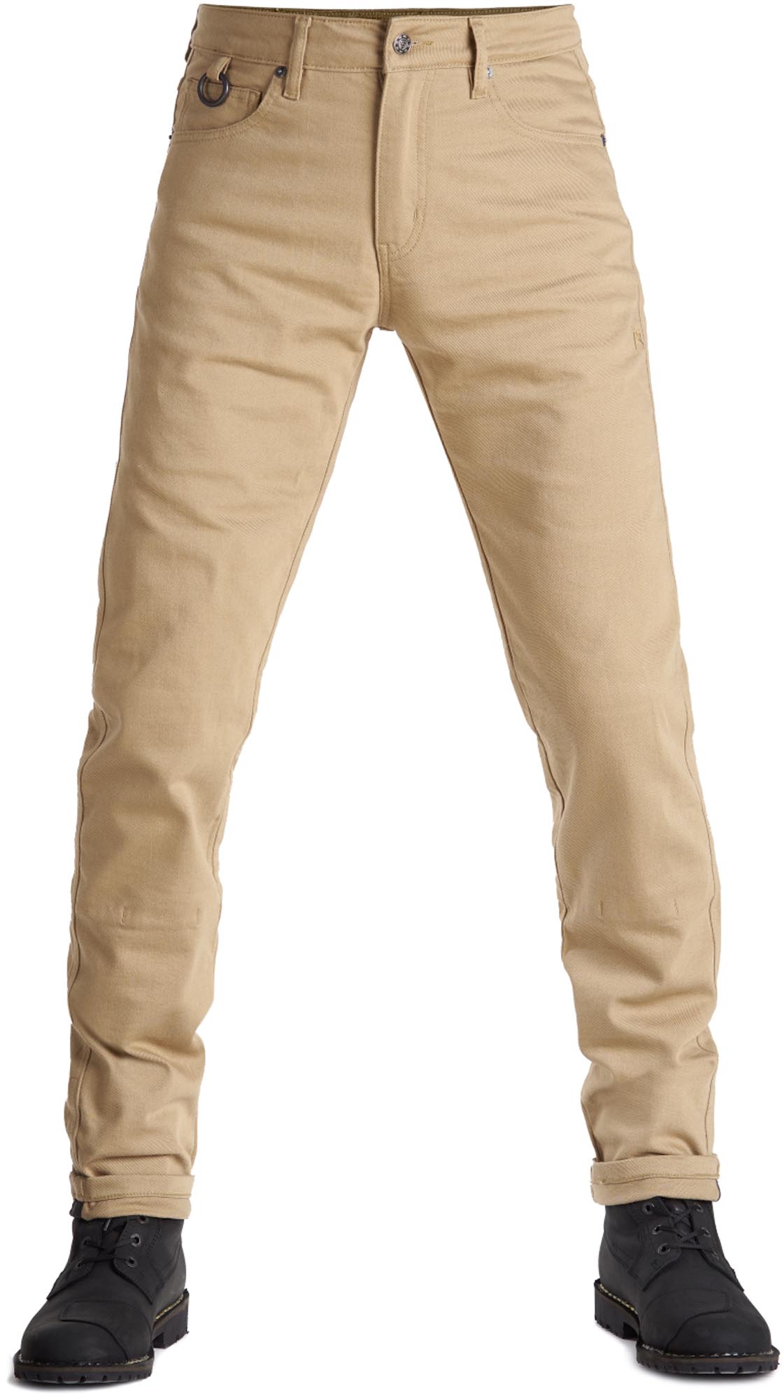 Pando Moto Robby Slim Beige Jeans de motocicleta Artigo principal Figura 1