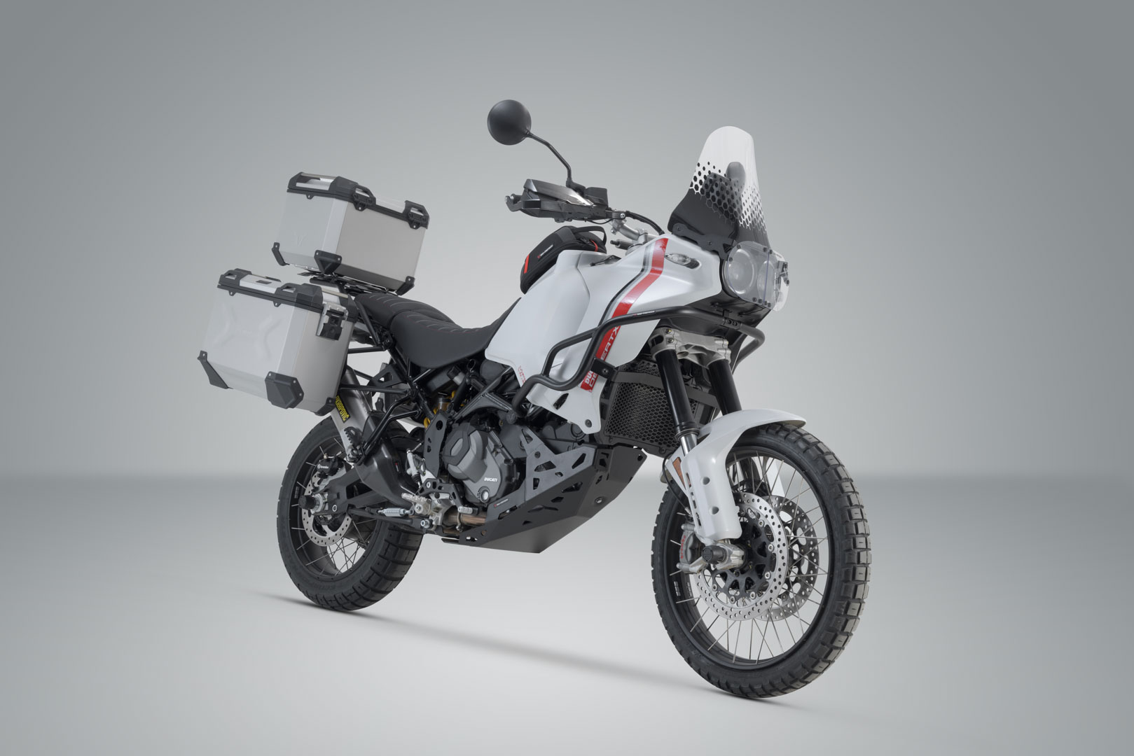 Setul de aventură SW-Motech TRAX ADV US-model - Argintiu. Ducati DesertX (22-). Figura 2