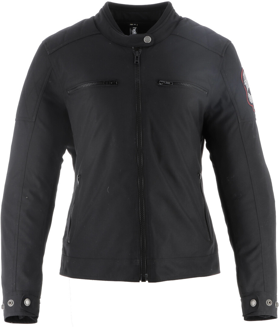 Helstons Widow Dame motorcykel tekstiljakke Sort M Figur 1