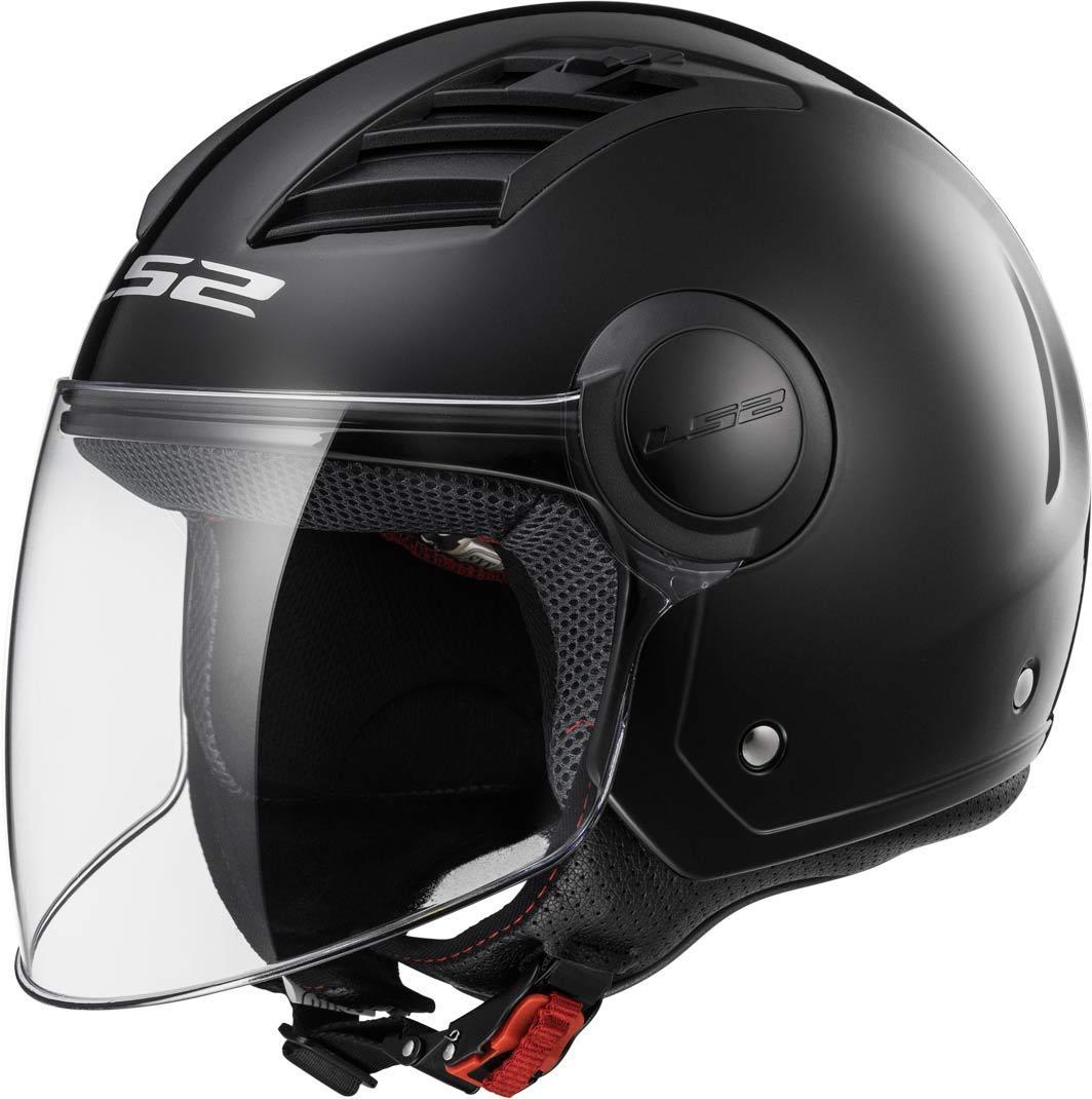 LS2 Airflow L Casco jet nero opaco M (57/58) Figura 1