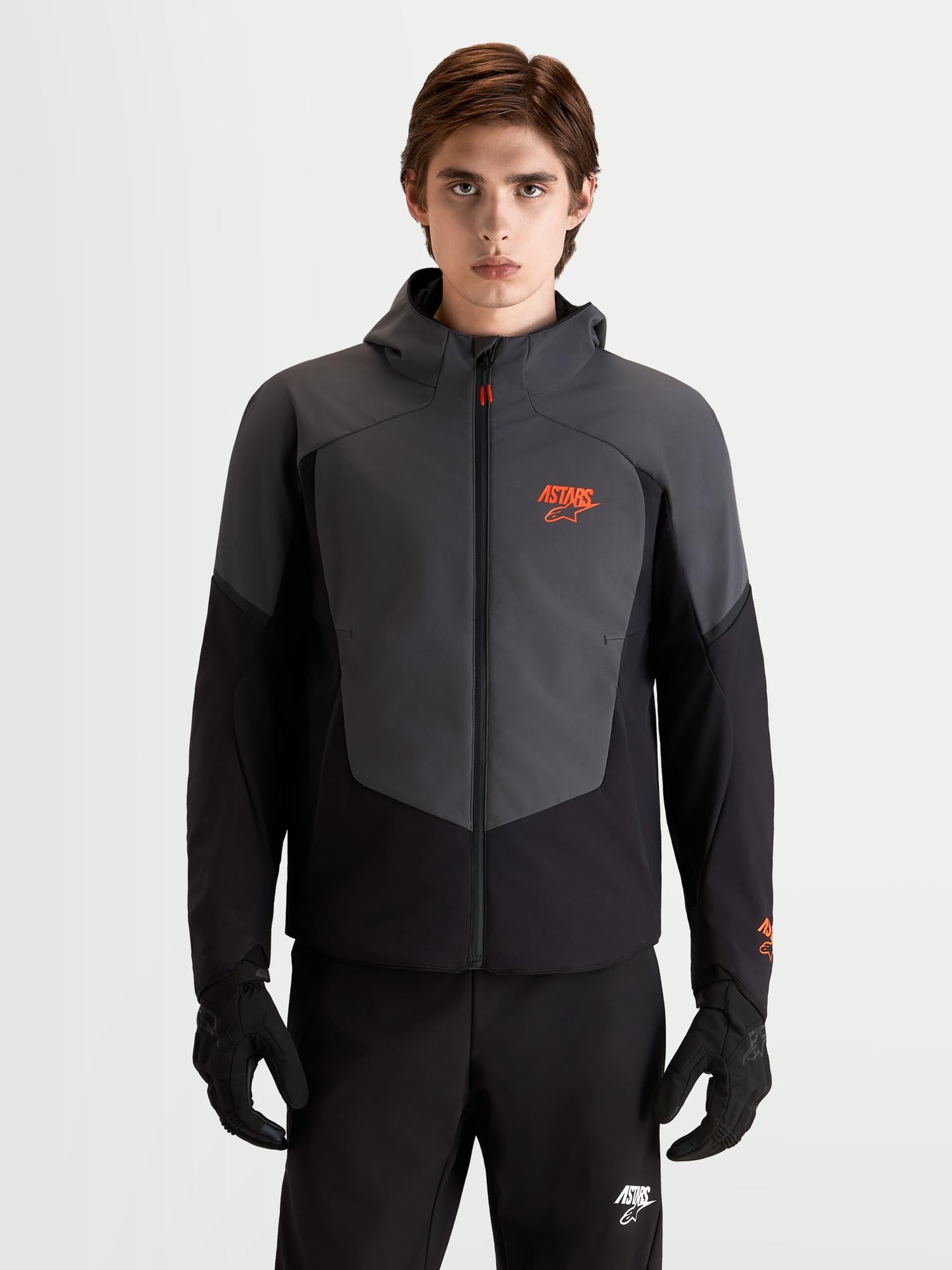 Alpinestars Aeroshel impermeabile Giacca tessile moto nero/grigio scuro 4XL Figura 3