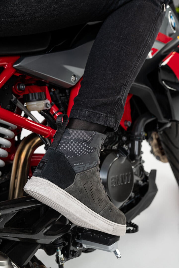 Side view of SHIMA Rebel Vented 2.0 perforated Ladies Motorcycle Shoes