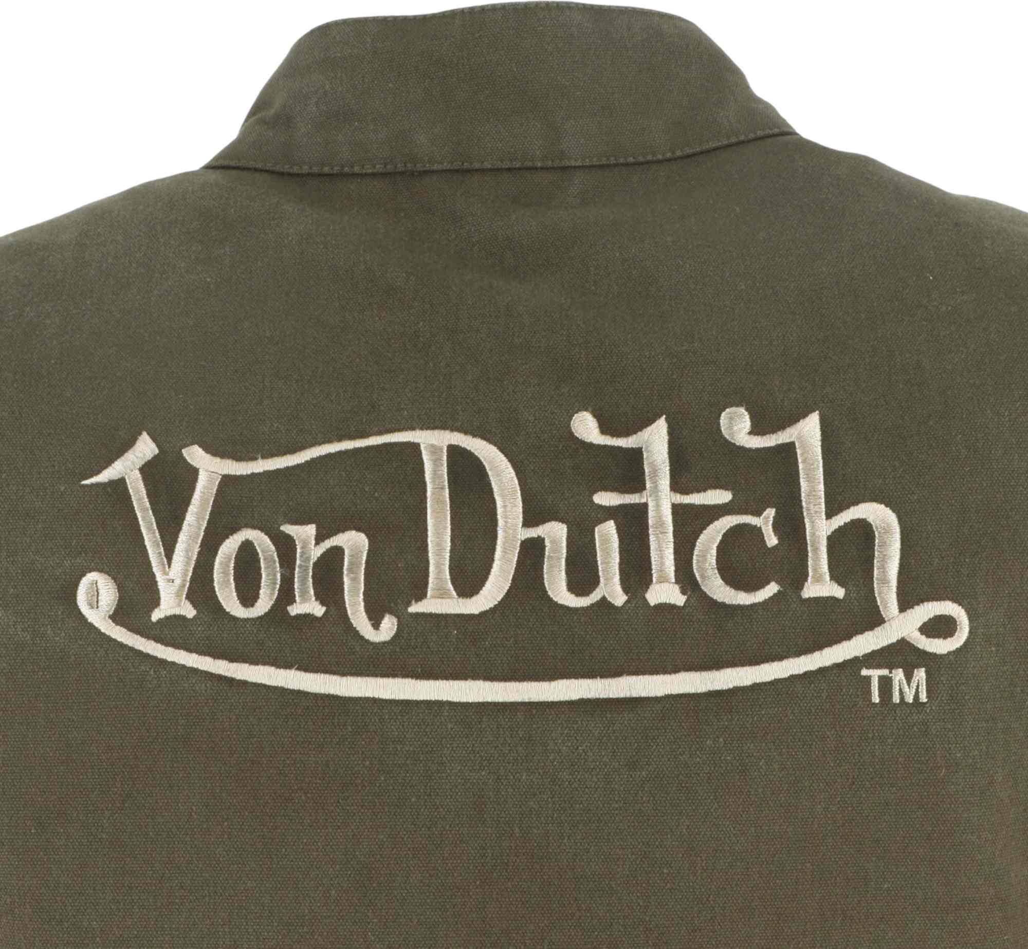 Von Dutch X Helstons Warrior Motorrad Textiljacke grün L Abbildung 7