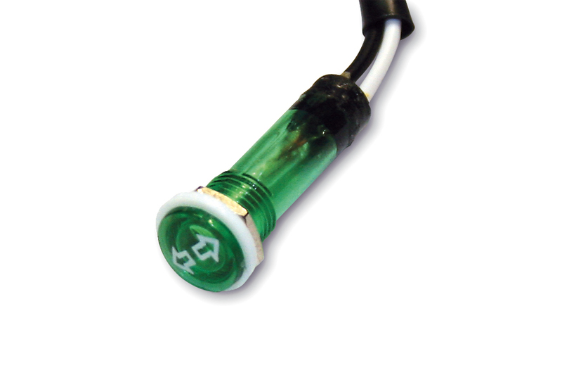 HIGHSIDER smart kontroll lamp för indikator grön Figur 1